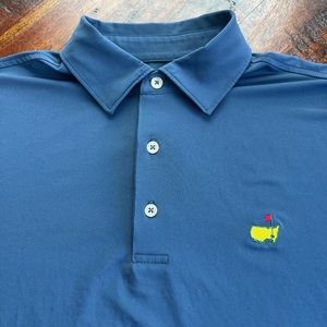 Masters Tech Navy Mens Polo